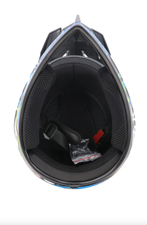 Casco Para Moto Motocross Certificado Dot Con Gafas y Guantes