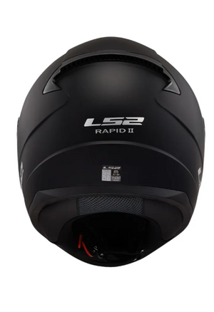 Casco Moto integral LS2 Rapid FF353 Negro Mate Sólido
