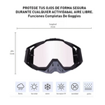Goglesss Motocross Gafas Tacticas Anti Niebla (2 PARES)