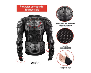 Protección Esqueleto Chamarra De Armadura Para Motociclistas