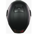 Casco Negro Certificado Luz Led Abatible Ns Moto Dot Xbull