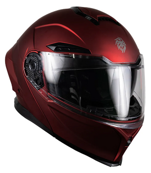 Casco Kov Orion Rojo Led  + Mica Extra