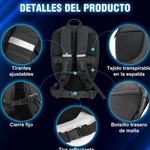 Mochila Impermeable Moto Con Ojos Led Para Casco