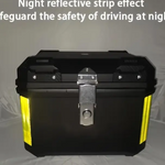 Maletero para Motocicleta de 4 Estaciones, Material Plástico PP, 45L/11.89 Galones, Capacidad Bolsa Equipaje, almacenamiento, Ropas y Accesorios