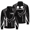Nueva chaqueta con estampado Kawasaki para hombre, chaqueta informal para motocicleta, chaqueta de carreras para ciclismo al aire libre, ropa deportiva Kawasaki