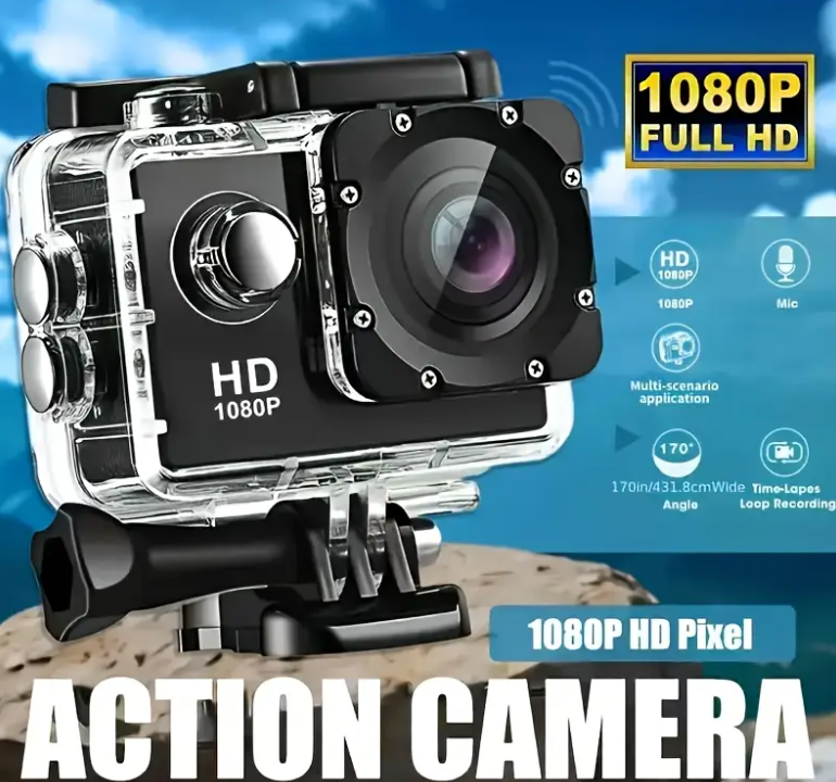 Camara de Acción 1080P Full HD