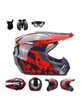 Casco Para Moto Motocross Certificado Dot Con Gafas y Guantes