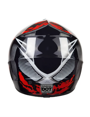 Casco Para Moto Motocross Certificado Dot Con Gafas y Guantes
