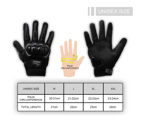 Guantes Proteccion Pantalla Táctil De Dedo Para Motocicleta (2 PARES)