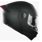 Casco Negro Certificado Luz Led Abatible Ns Moto Dot Xbull