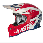 Casco Just1 J39 Stars Motocross Enduro Rj/az/bco