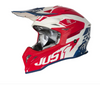 Casco Just1 J39 Stars Motocross Enduro Rj/az/bco