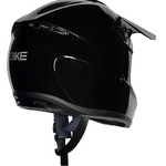 Casco De Motocross Con Certificación Dot Protección Negro Solido