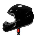 Casco De Motocross Con Certificación Dot Protección Negro Solido
