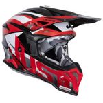 Casco Just1 J39 Revolution Motocross Enduro Rojo/blanco