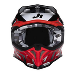 Casco Just1 J39 Revolution Motocross Enduro Rojo/blanco