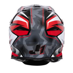 Casco Just1 J39 Revolution Motocross Enduro Rojo/blanco