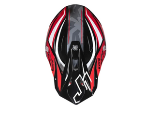 Casco Just1 J39 Revolution Motocross Enduro Rojo/blanco
