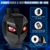 Mochila Impermeable Moto Con Ojos Led Para Casco