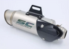 Escape para motocicleta, diámetro del silenciador de 51 mm, silenciador de carreras/silenciador , diseño soldado en forma de pez. Se adapta a la mayoría de motocicletas.