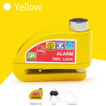 Candado de seguridad con alarma para bicicleta y motocicleta