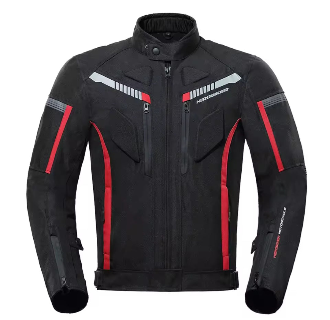 Chaqueta impermeable para motocicleta, chaqueta de carreras para hombre, ropa de Moto con protección EVA