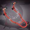 Juego Universal de Soporte de Elevación Delantero y Trasero para Motocicletas, Combo de Soporte de Brazo Oscilante para Motocicletas Deportivas, Construcción de Acero Pesado