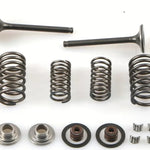 Kit de 16 válvulas de motor de motocicleta de 125 cc, juego de válvulas de admisión y escape de acero con resortes y sellos
