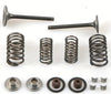 Kit de 16 válvulas de motor de motocicleta de 125 cc, juego de válvulas de admisión y escape de acero con resortes y sellos
