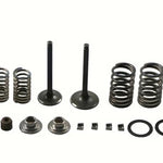 Kit de 16 válvulas de motor de motocicleta de 125 cc, juego de válvulas de admisión y escape de acero con resortes y sellos